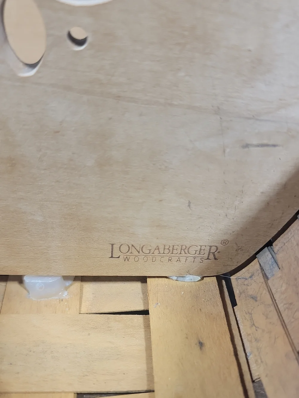 Vintage Longaberger Basket with Dividers